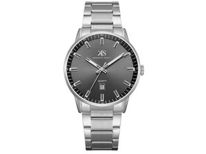 Kenneth Scott Mens Analog Black Dial Watch - K22010-SBSB