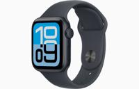 Apple Watch SE 3, GPS, 44mm, Midnight Aluminum Case with Midnight Sport Band