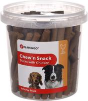 Flamingo Chew'n Snack Sticks with Chicken Soft Dog Treats 700g