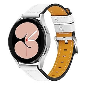 1 pcs Smart Watch Band for Samsung Galaxy Gear S2 Classic Watch 42mm Watch 3 41mm Watch Active 2 40mm  44mm, Watch Active 40mm Watch 3 45mm, Watch 46mm 20mm 22mm Genuine Leather Smartwatch Strap Lightinthebox