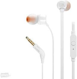 JBL T110 Wired in-Ear Headphone , White Color