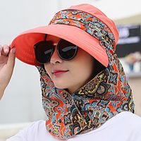Sun Hat Hiking Hat Summer Outdoor Sun Protection Sunscreen Breathable Sweat wicking Hat Navy Watermelon Red Dark Khaki for Camping  Hiking Fishing Climbing Lightinthebox - thumbnail