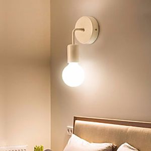Wall Lamp Vintage Sconce Bedside Light Black White Wall Lights Fixture E27 110V 220V Bedside Retro Lamp Industrial Decor Dining Room Bedroom Light Simple Design Home Lighting Without Bulb Lightinthebox