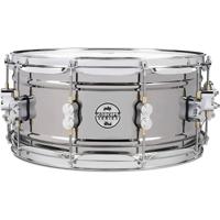 PDP Drums PDSN5514BNCR Concept Series Black Nickel Over Steel Snare Drum with Chrome Hardware - 5.5-inch x 14-inch - thumbnail