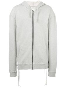 Faith Connexion plain zipped hoodie - Grey