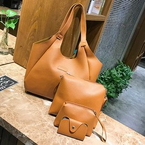 Casual 4PCS PU Leather Bags