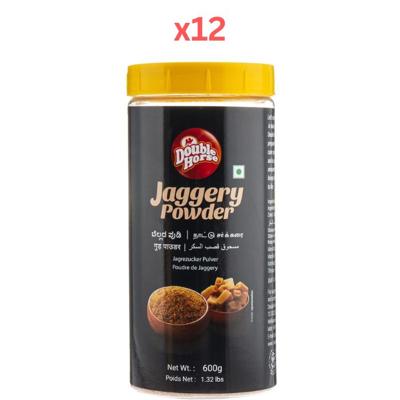 Double Horse Jaggery Powder 600gm Pack of 12 Double Horse Jaggery Powder 600gm Pack of 12