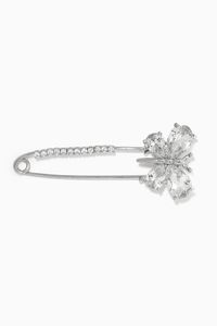 Ice Butterfly Brooch Scarf Pin