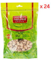 Natures Choice Salted Pista with Shell - 400 gm Pack Of 24 (UAE Delivery Only)