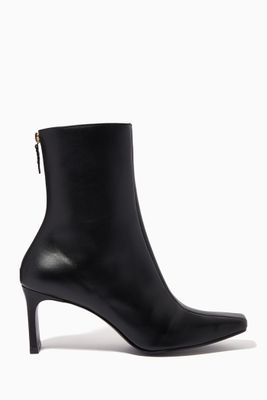 Trim Boots in Leather