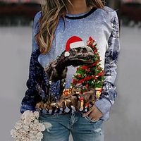 Christmas Cosplay Ugly Christmas Sweater  Sweatshirt Hoodie Anime Graphic Hoodie For Women's Adults' 3D Print 100% Polyester Party Festival Lightinthebox - thumbnail