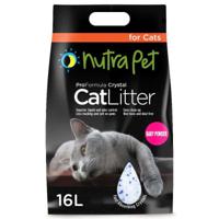 Nutrapet Cat Litter Silica Gel 16L Baby Powder Scent