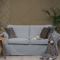 Ektorp 2 Seat Sofa Cover or Ektorp 2 Seat Sofa Bed Cover with Cushion Covers and Backrest Covers, Ektorp Couch Slipcover Washable Furniture Protector miniinthebox - thumbnail