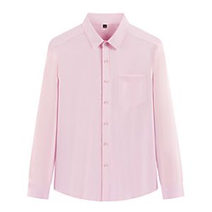 Men's Shirt Solid Color Plus Size Long Sleeve Casual Tops Business Casual Light Pink Blue Purple miniinthebox