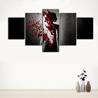 5Pcs Modern Abstract Canvas Painting