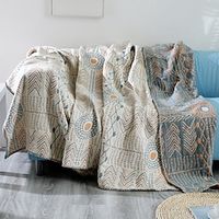 Bohemian Cotton Sofa Cover Sofa Blanket Four Season Gauze Sofa Cushion Blanket Towel Quilt miniinthebox