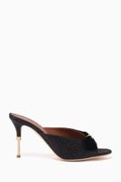Paige Glitter Satin Mules Paige Glitter Satin Mules