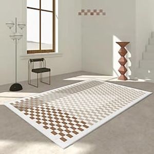 Nordic Simplicity Area Rug ,Persian Distressed Entry Throw Rug Indoor Accent Rug Non-Slip Washable Carpet for Entrance Living Room Bedroom Dining Table miniinthebox