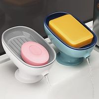 Soap Holder Self Draining for Sink Soap Holder Suction Cup Bar Soap Holder for Kitchen Bathtub Lightinthebox