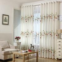 One Panel Rural Style Ladybug Embroidered Curtains Living Room Bedroom Dining Room Study Room Lightinthebox