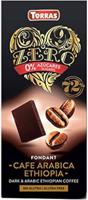 Torras Suger Free Zero 72% Cafe Dark Arabica Ethiopian Chocolate Tablet 100 gr Carton