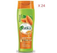 Dabur Vatika Naturals, Moisture Treatment Shampoo With Almond And Honey - 200 ml x 24