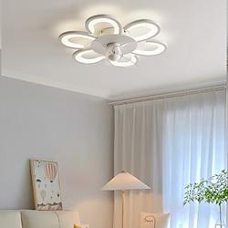 Led Ceiling Light Fan Light Ultra-Thin Silent Modern Simple Bedroom Study Metal Acrylic Warm Light 1-Light 50Cm 110-120V 220-240V Lightinthebox