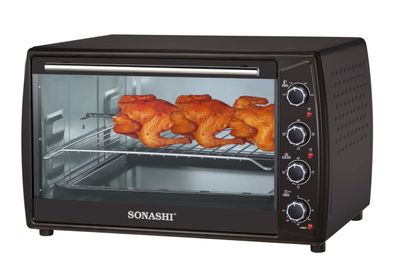 Sonashi 63Ltr Electric Oven Rotisserie & Convection Function 2200W (STO-732)