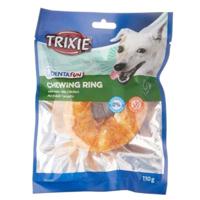 Trixie Denta Fun Chewing Ring With Chicken Dog Chew - 110G