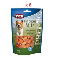 Trixie Premio Rice Chicken Balls Dog Treats 80G Pack Of 6 Trixie Premio Rice Chicken Balls Dog Treats 80G Pack Of 6