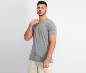 Mens Triblend V-Neck T-Shirt  Grey