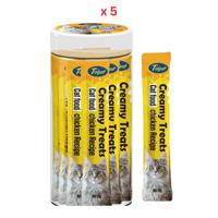 Taipet Cat Creamy Treats Chicken Flavor-25pcs Pack Of 5