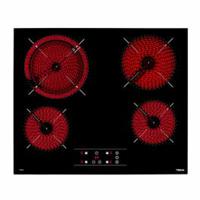 Teka TT 6420 60cm Vitroceramic Hob with 4 zones and Touch Control with Independent programmer of each cooking zone - Made in Europe