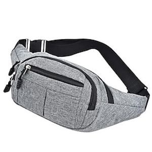 Fashion Men Women Waist Bag Casual Fanny Pack Purse Large Phone Belt Bag Pouch Canvas Outdoor Travel Phone Bag Banana Hip Bags Lightinthebox