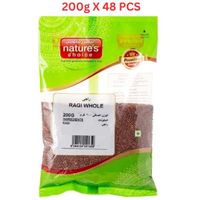 Natures Choice Ragi Whole 200g Pack Of 48 (UAE Delivery Only)