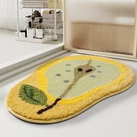 Tufted Fruit Shape Irregular Area Rug Bohemian Kitchen Washable Modern Geometric Soft Rug Indoor Non Slip Carpet Bathroom Bedroom Lightinthebox - thumbnail