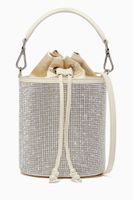 Micro Carina Bucket Bag in Nappa Leather