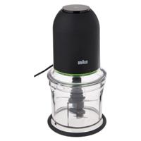 Braun MultiPractic 3 Chopper, Advanced Quadblade Technology, 2 Speed Control, 500W Motor, 500ml Bowl Capacity, Black - CH 3011