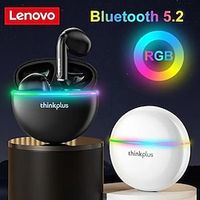 Lenovo XT97 Bluetooth Wireless Headphones with Flash LED Light Mini TWS Bluetooth Earphones Wireless Earbuds Headsets with Mics Lightinthebox