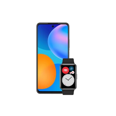 Huawei Y7a 4GB 128GB Smartphone LTE Midnight Black with Huawei Watch GT Fit Black