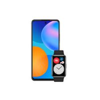 Huawei Y7a 4GB 128GB Smartphone LTE Midnight Black with Huawei Watch GT Fit Black - thumbnail
