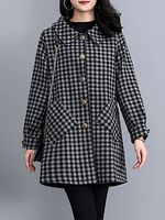 Mid-length Woolen Hepburn Coat - thumbnail