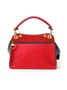 Red Leather Shoulder Bag