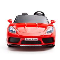 Megastar Ride on XXL Licensed Porsche Premium SuperSport Big Kids 2 Seater 24v Ride On Car,180W Brushless Motor&Real Wheels Red