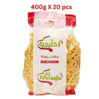 Al Khaleejia Elbow Small Macaroni R K-707 (Pack Of 20 X 400g)