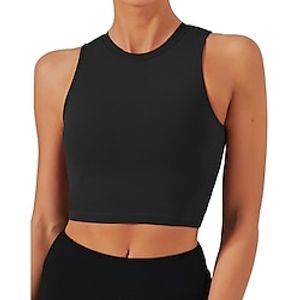 Sports Bras for Women Removable Padded Yoga Tank Tops Sleeveless Fitness Workout Running Crop Tops Workout Running Crop Tops Yoga Bra Lightinthebox