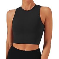 Sports Bras for Women Removable Padded Yoga Tank Tops Sleeveless Fitness Workout Running Crop Tops Workout Running Crop Tops Yoga Bra Lightinthebox - thumbnail