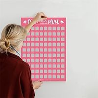 100 Things to Do With MotherScrape Silver Calendar Wall Stickers For Mother's Day Families Day Valentine's Day mother day Lightinthebox - thumbnail