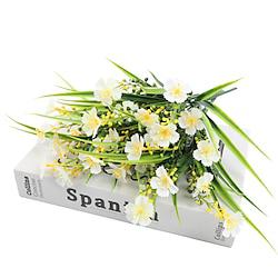 10 Branches Artificial Flowers and Water Grass: Lifelike Plastic Prosperity Blossoms, Silk-Screened Decorative Props for Home Decoration and Events Lightinthebox