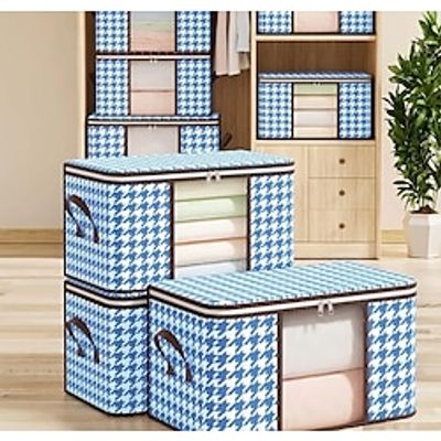 Large Capacity Visible Storage Box, Clothes Quilt Packing Cube, Toys Closet Wardrobe Organizer For Moving miniinthebox Large Capacity Visible Storage Box, Clothes Quilt Packing Cube, Toys Closet Wardrobe Organizer For Moving miniinthebox